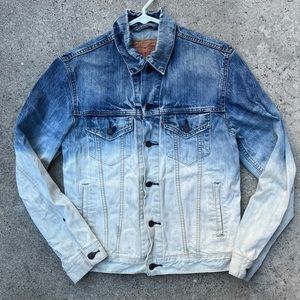 Levi Ombré Denim jacket Reworked